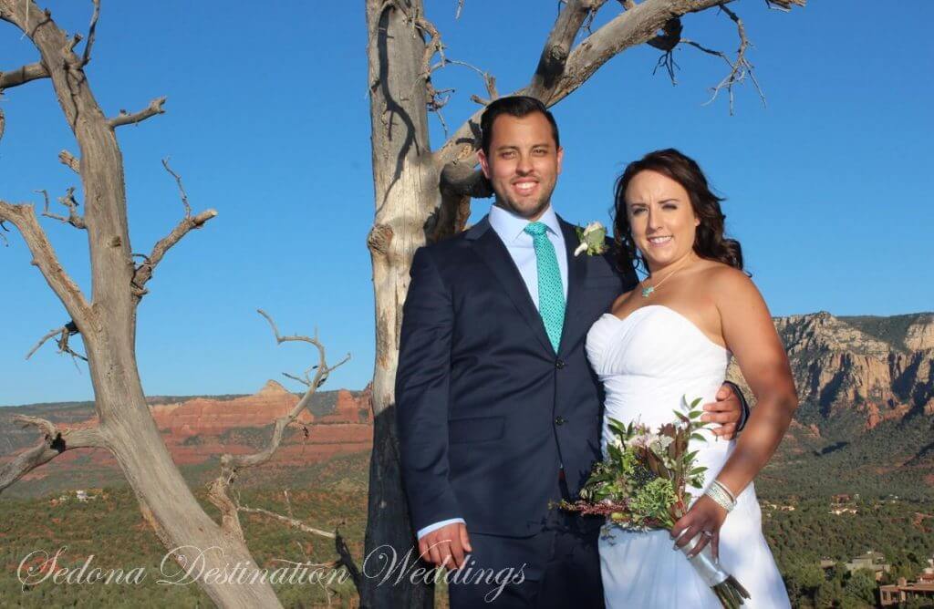 The Sedona Wedding Of Christa And Joshua At Magic Vista